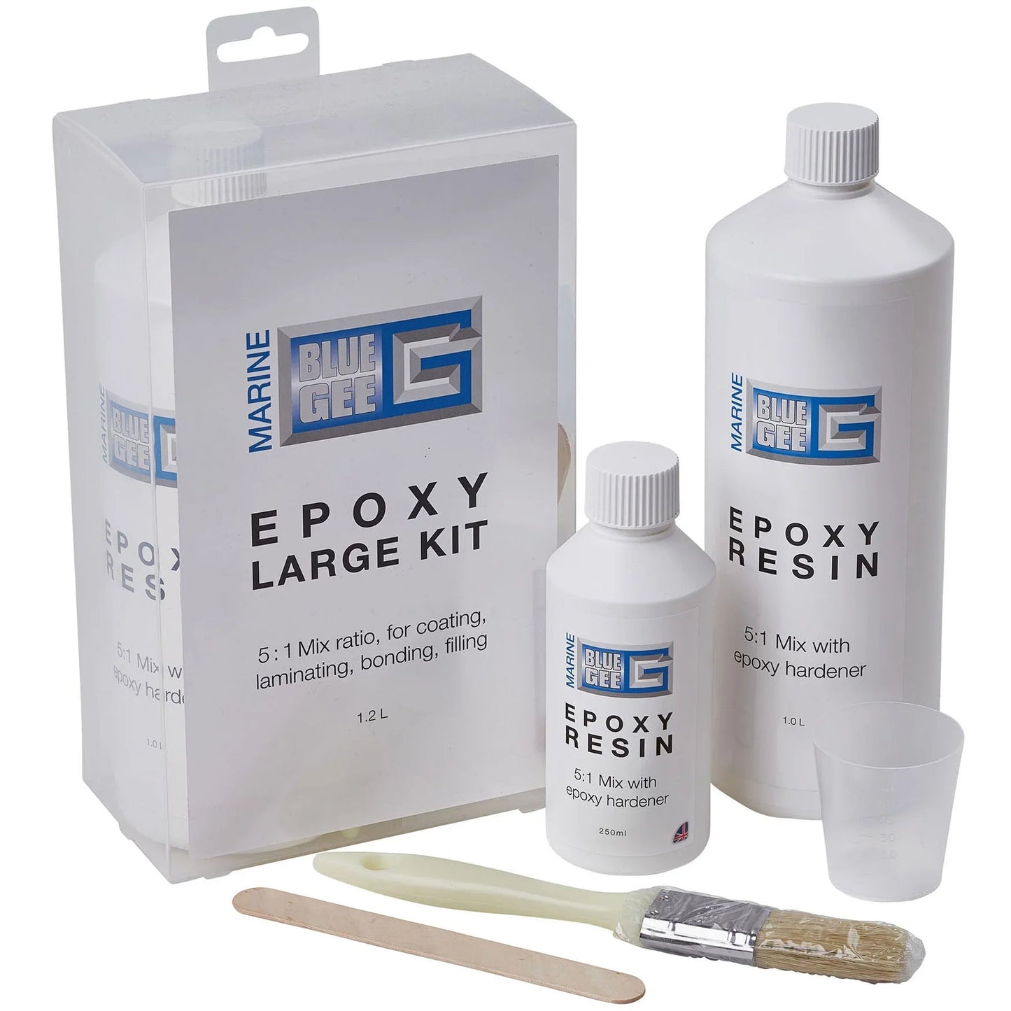 Gee Epoxy Large Kit 1.2 L — 10:3 Mix for Bonding | 4Boats