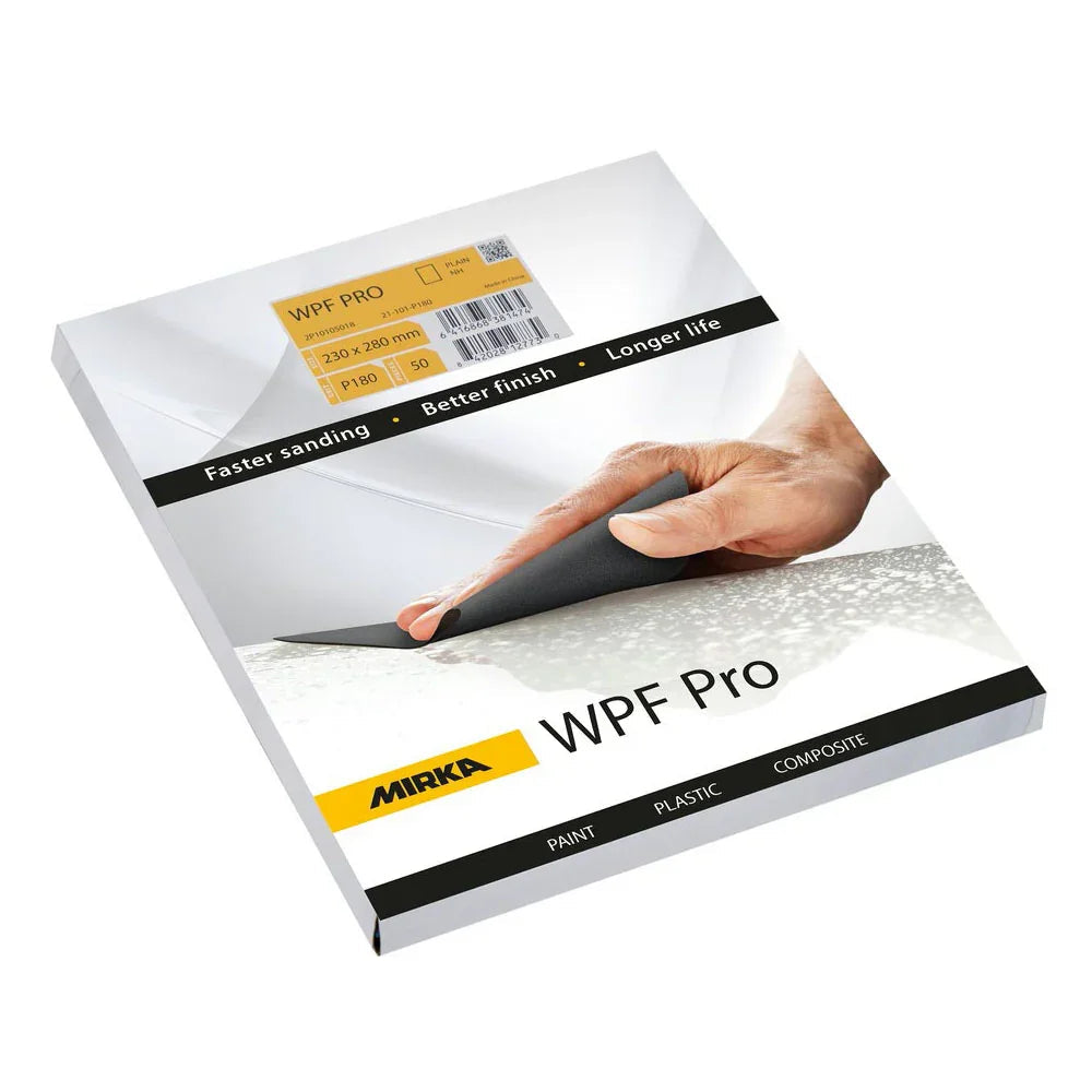 Mirka WPF WPF WPF Pro Sandpaper 230 × 280 mm P800 PK50 | 4Boats