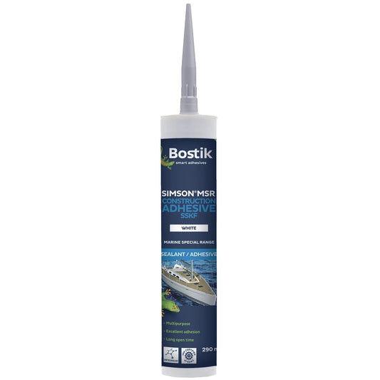 Bostik Simson Simson Simson MSR SSKF Marine Adhesive 290ml Wh | 4Boats