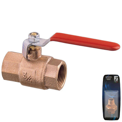 Guidi Bronze Lever Operated Ball Valve F-F Full Flow Bronze Body - 2 in