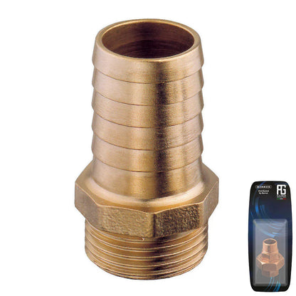 Guidi Brass Hose Connector M 3/4 in x 20 mm - Retail Pack