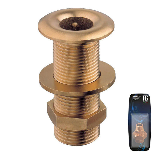 Guidi Brass Thru-Hull Connection 3/4 in - Retail Pack