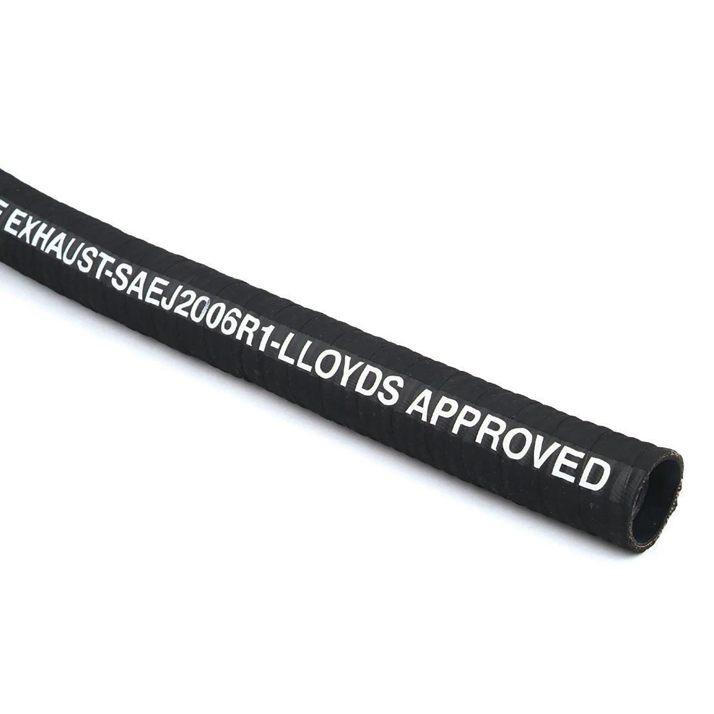 Exhaust Hose - Lloyds Approved - Black - 57 mm