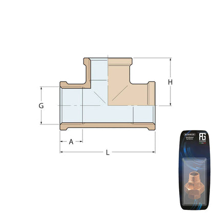 Guidi Bronze Equal in T2 in F-F-F 1 in 1/4 - Retail Pack