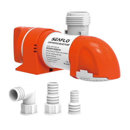 Seaflo  Low-Profile Automatic Bilge Pump 12V 800 GPH | 4Boats