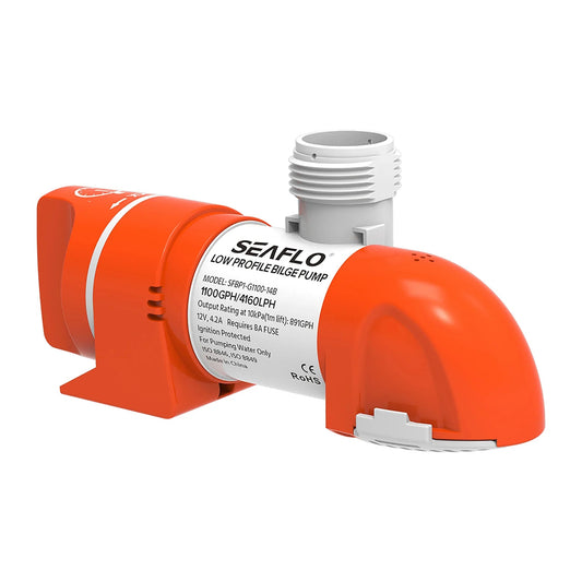 Seaflo  Low-Profile Automatic Bilge Pump 12 V 1,100 GP | 4Boats