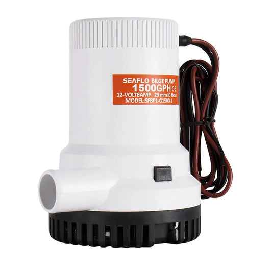 Seaflo Manual Bilge Pump 5,678 LPH (1,500 GPH) | 4Boats
