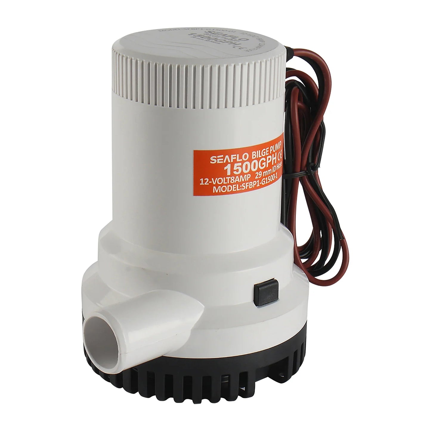 Seaflo Manual Bilge Pump 5,678 LPH (1,500 GPH) | 4Boats