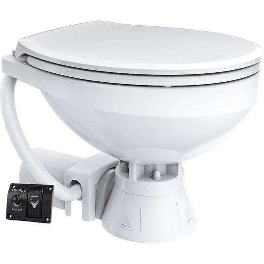 Seaflo Electric 24V Marine Toilet with Mace | 4Boats