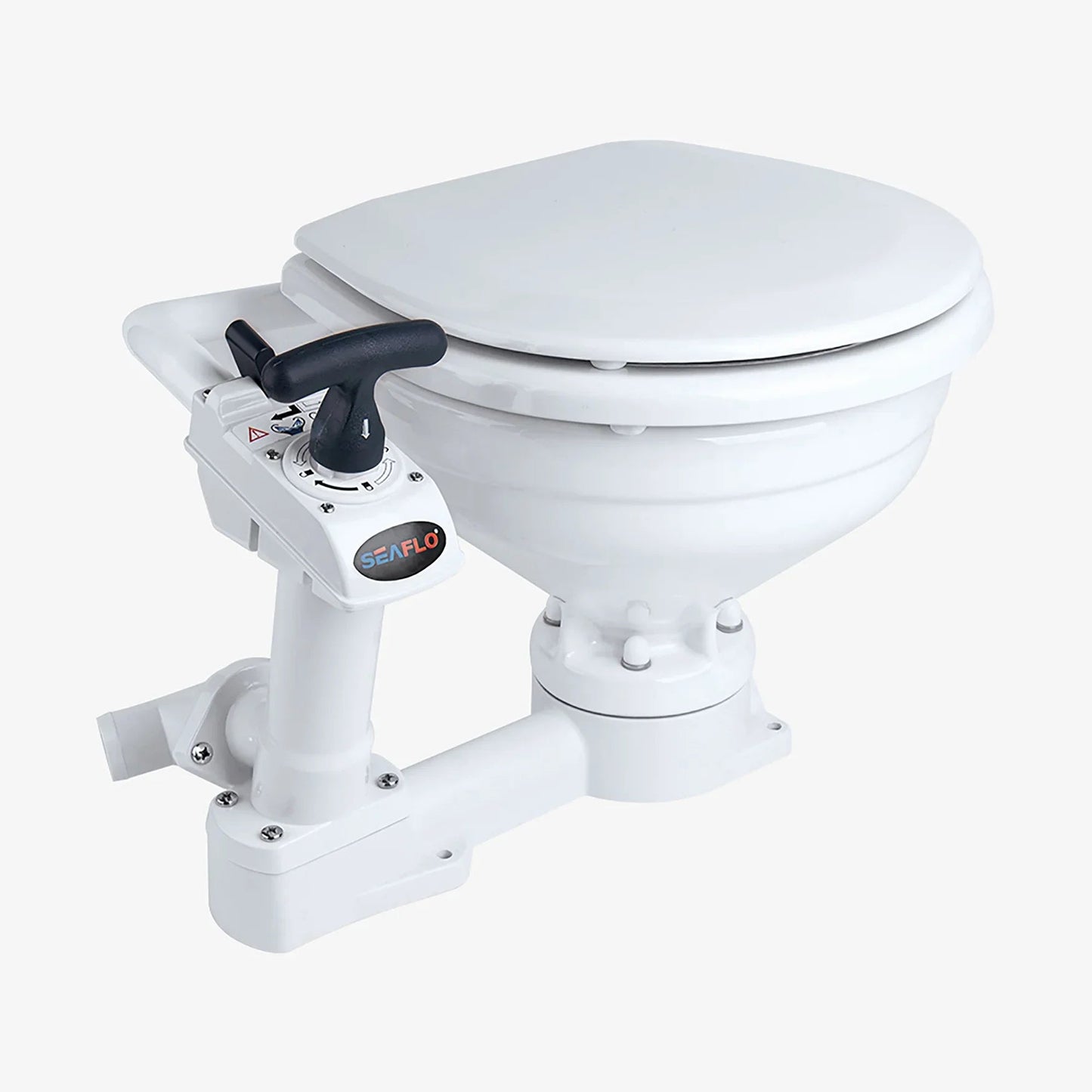 Seaflo Manual Marine Toilet - Compact | 4Boats