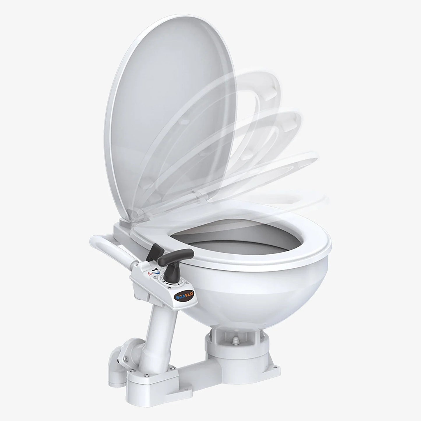 Seaflo Manual Marine Toilet - Compact | 4Boats