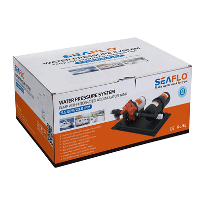 Seaflo 51 Series 12V Pump with 1.0 L Accumulator | 4Boats