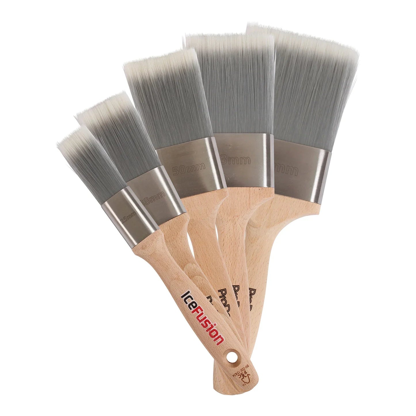 3 Pcs Ice Fusion Synthetic Paint Brushes | 4Boats