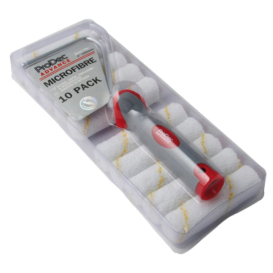 10pk 100 mm (4in) Short-Pile Microfibre Pads & Fram | 4Boats