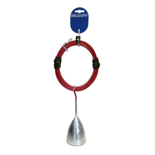 Duff ZD57L Hanging Anode Kit — 57L, 4 m cable with M10 terminal