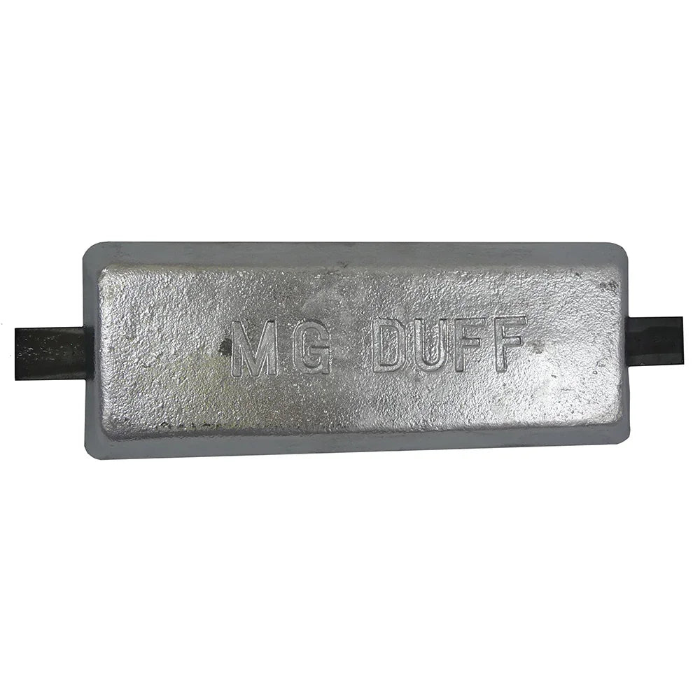 Duff ZD60 Weld-On Anode — 320×125×25 mm | 4Boats