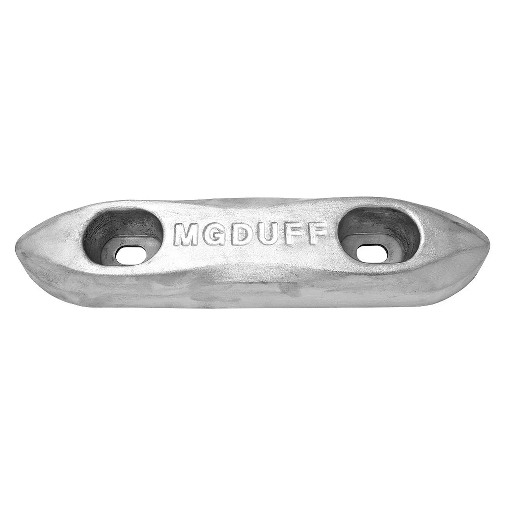 Duff ZD72B Zinc Bolt-On Hull Anode — 229 mm Hole Centres | 4Boats