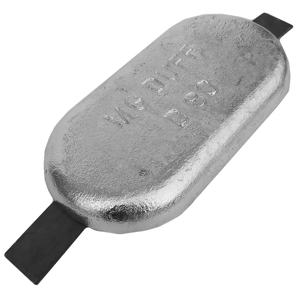 Duff ZD80 Weld-On Zinc Anode 305 × 152 × 32 mm | 4Boats