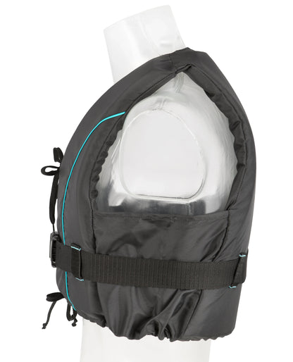 Besto Dinghy Dinghy Dinghy Zipper All Black/Aqua Striping 50N | 4Boats