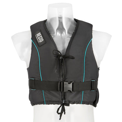 Besto Dinghy Dinghy Dinghy Zipper All Black/Aqua Striping 50N | 4Boats