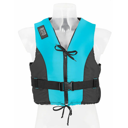 Dinghy Zipper 50N Buoyancy Aid Aqua/Black Medium | 4Boats