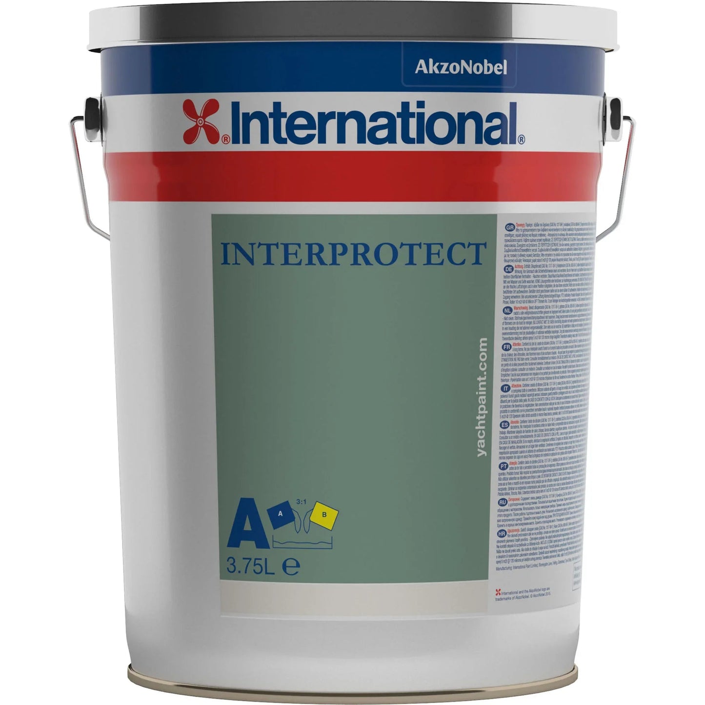 Paints Interprotect Part A Base Grey Epoxy Primer 3.75 L | 4Boats