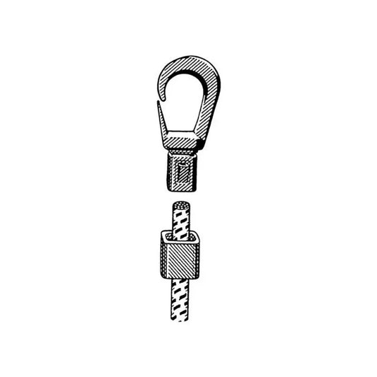 Talamex Snaphook Snaphook Snaphook 8 mm | Black snaphook | 4Boats