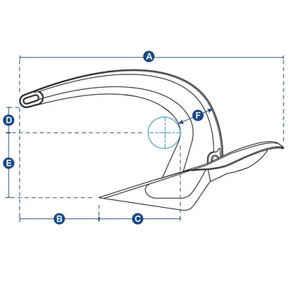 Vulcan Galvanised Galvanised Galvanised Anchor 9 kg | Galvani | 4Boats