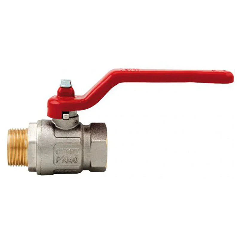 BlueGee Nickel Plated Brass Lever Ball Valve 1 1/2 in | 4Boats