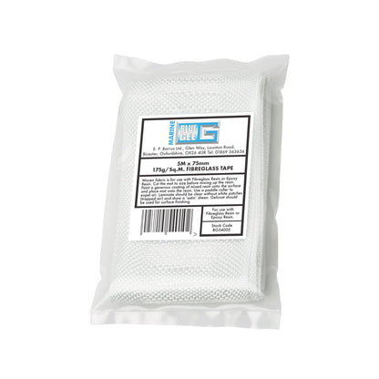 Gee Woven Glass Tape 175 g/m² — 75 mm × 5 m | 4Boats