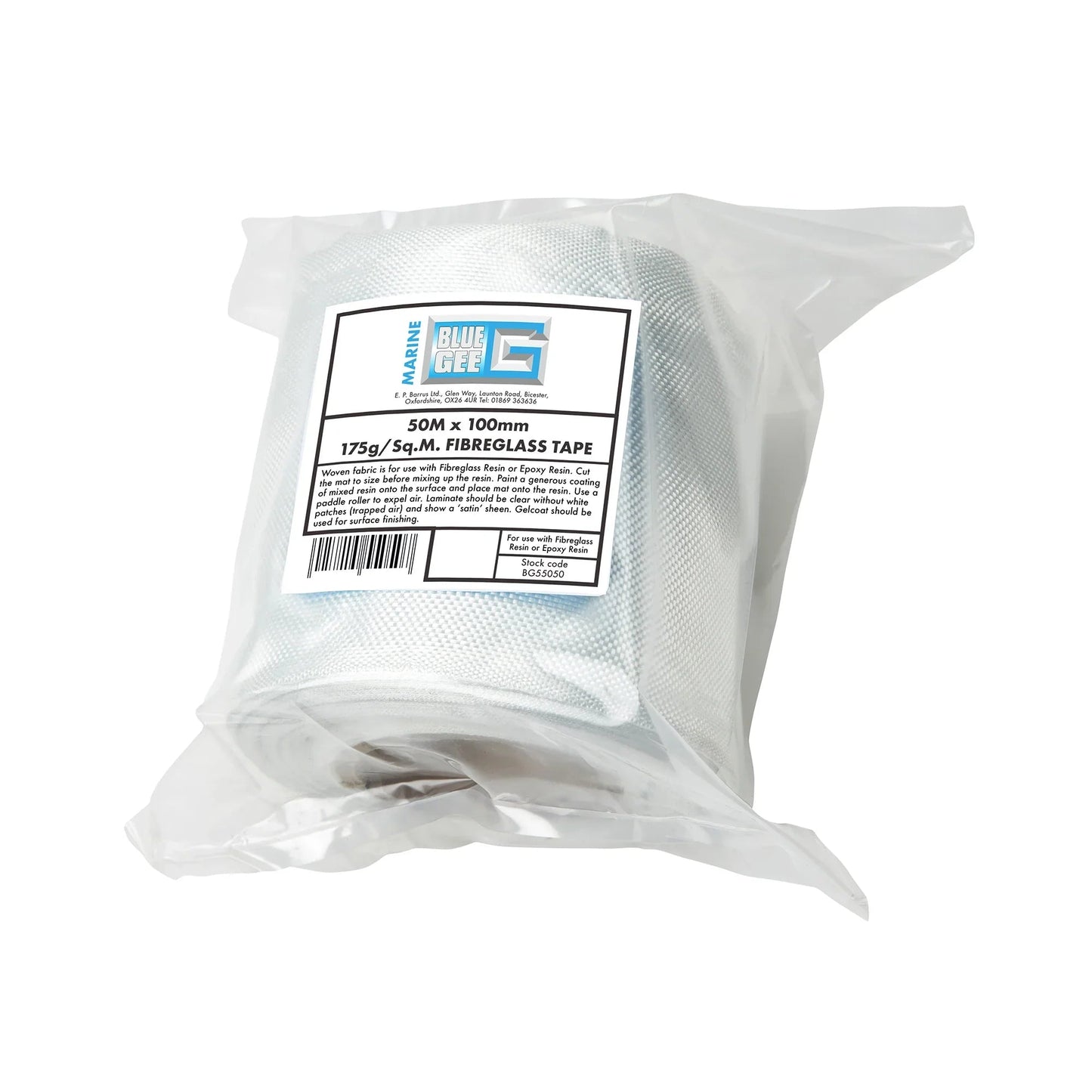 Gee Woven Glass Tape 175 g/m² — 100 mm x 50 m | 4Boats