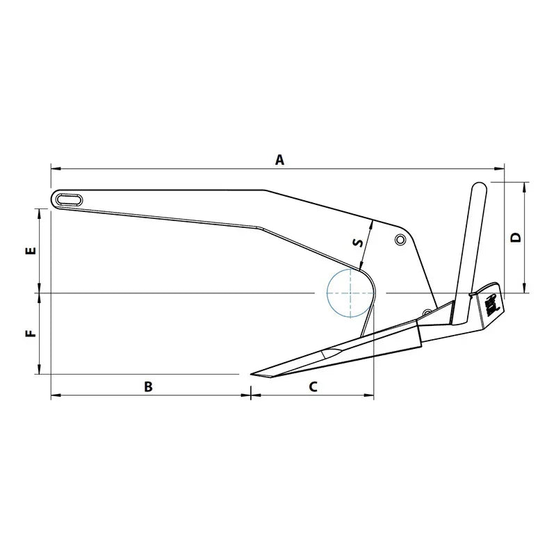 Rocna Galvanised Galvanised 70 kg Galvanised Anchor | 4Boats