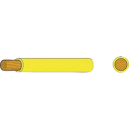 AMC Thin Thin Thin Yellow Thin-Wall Single Core Cable 1.5 mm² x 100 m