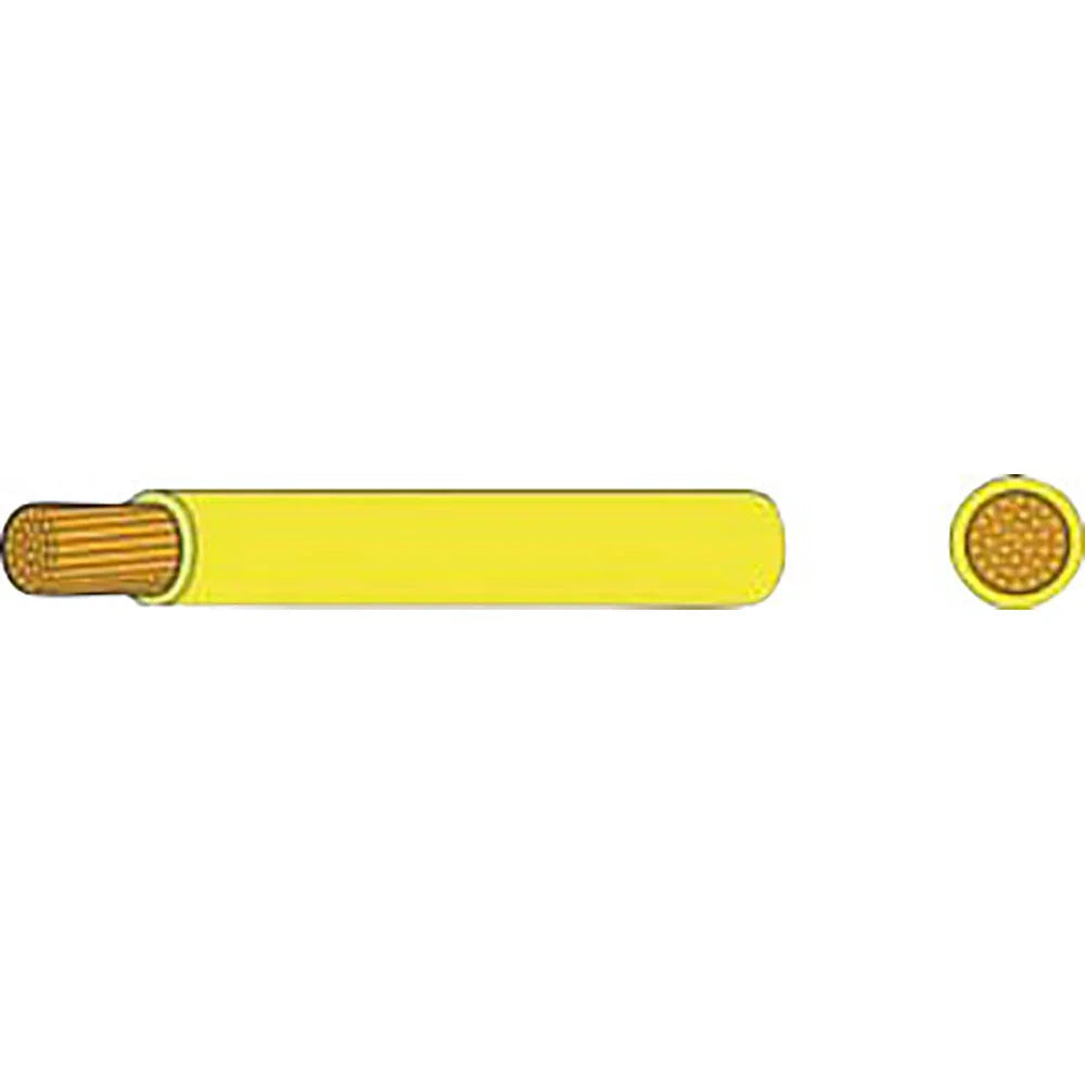 AMC Thin Thin Thin Thin-Wall Single Core Cable Yellow 3 mm² x 100 m