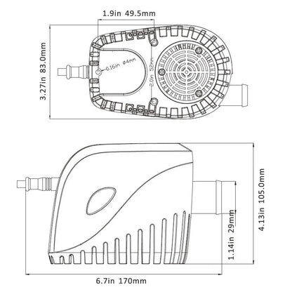 Seaflo  Electromagnetic 12V Au | 4Boats