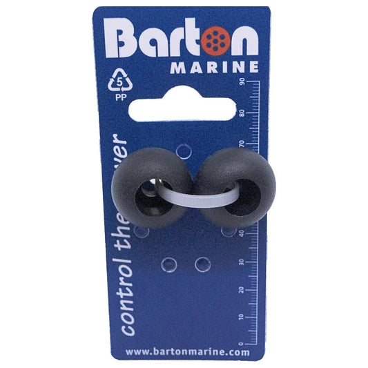 Marine 6 mm (1/4 in) Rope Stoppers Black Pair (2) | 4Boats