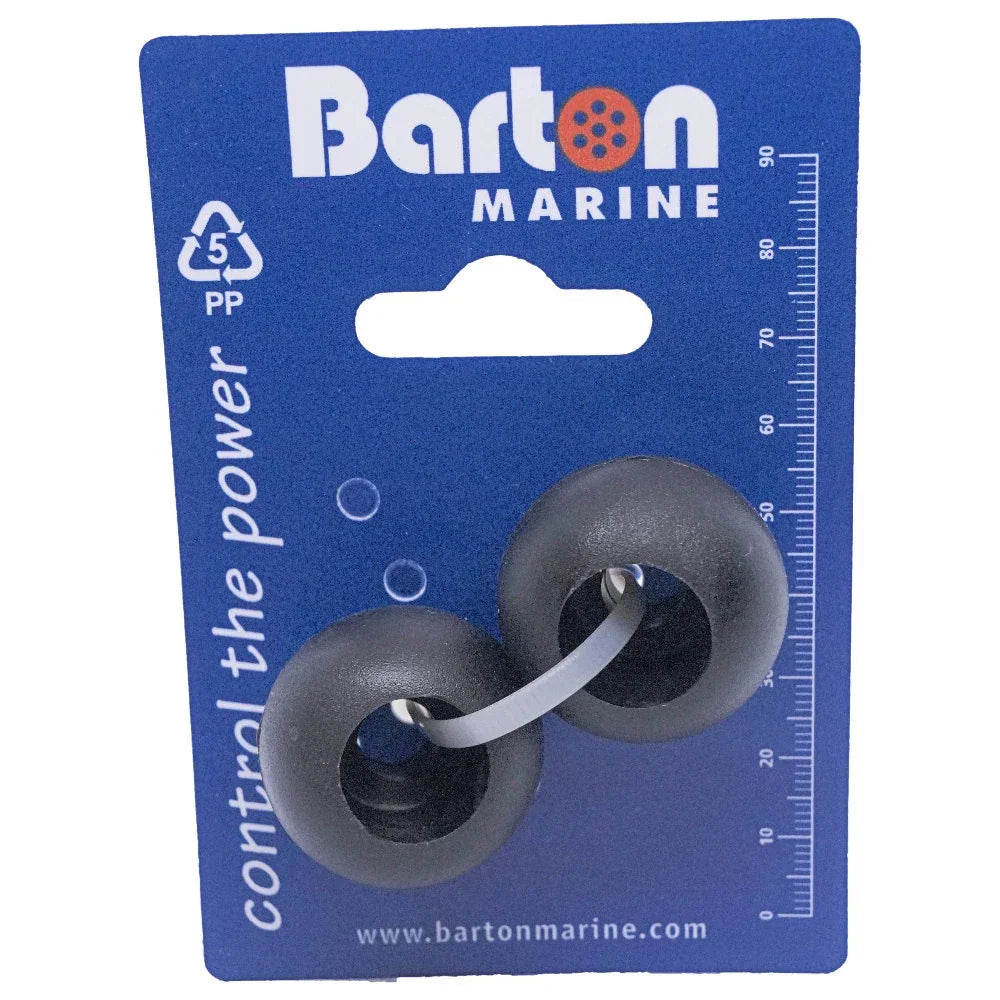 Marine 8 mm Rope Stoppers Black Pair | 4Boats