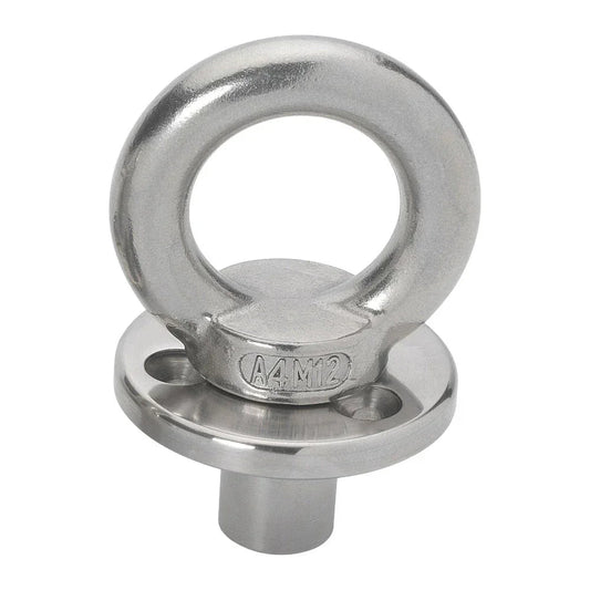 Marine Flush Mount Deck Plate M12 – 12 mm Fixing Eye | 4Boats