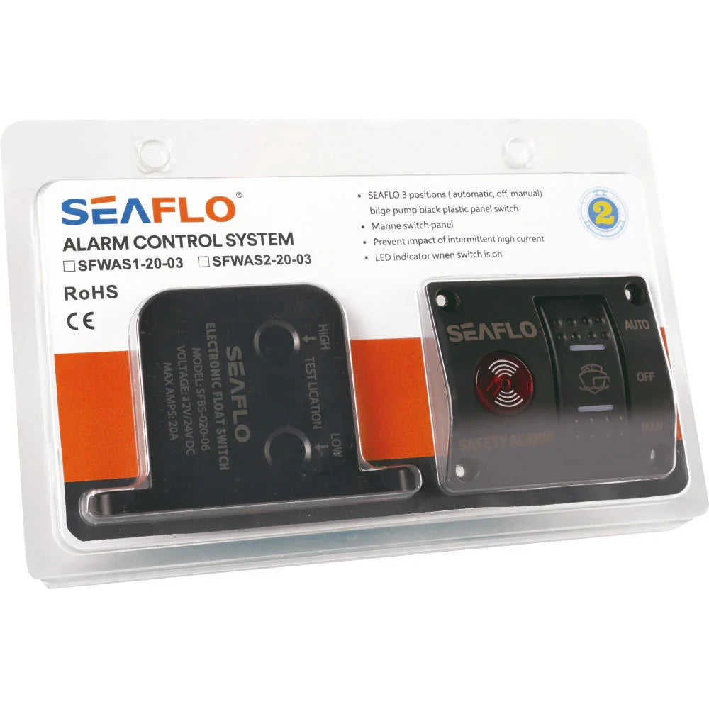 Seaflo Alarm Control System 24V – Audible & Visual Bilge A