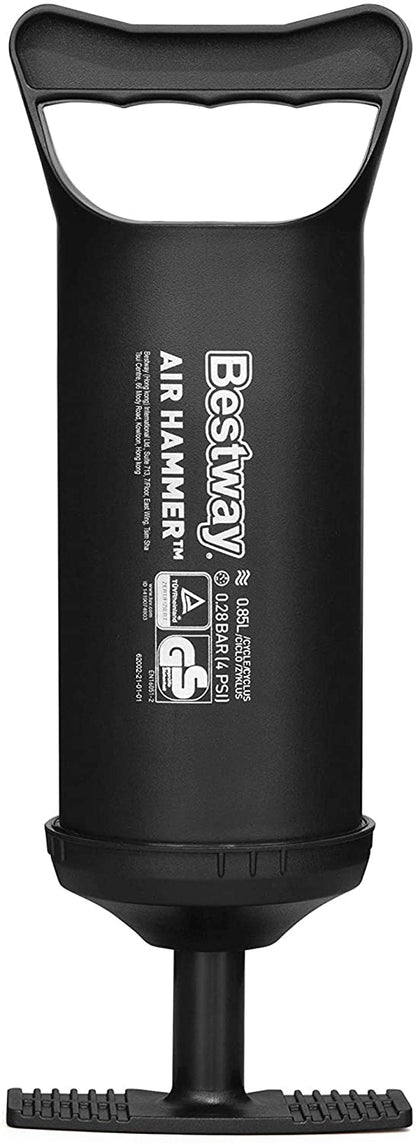 Bestway Hammer Inflation Air Pump-Black, 12 Inch