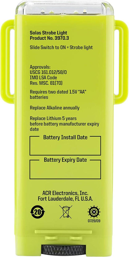ACR FireFly PRO Waterbug SOLAS Water-Activated Strobe | 4Boats