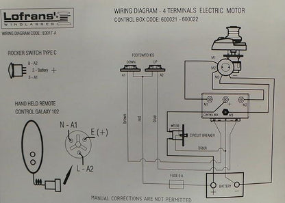 CONTROL BOX 12V Marine Control Box 1.0–1.7kW | 4Boats