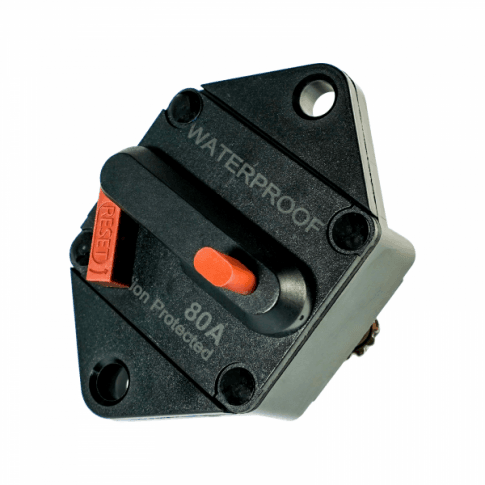 CBR80 80A 12–48 V Resettable DC Breaker | 4Boats