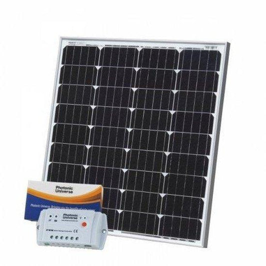 80W 12V Solar Kit - 10A PWM Controller & 2×5 m Cables | 4Boats