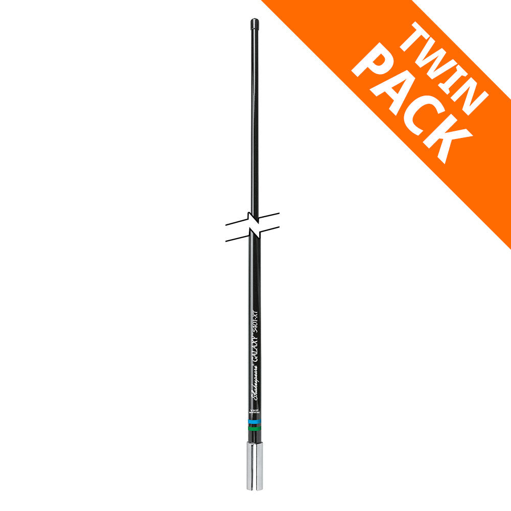 Shakespeare 3dB 1.2m Galaxy gloss fibreglass 1''14 SS ferrule (2 Pack)