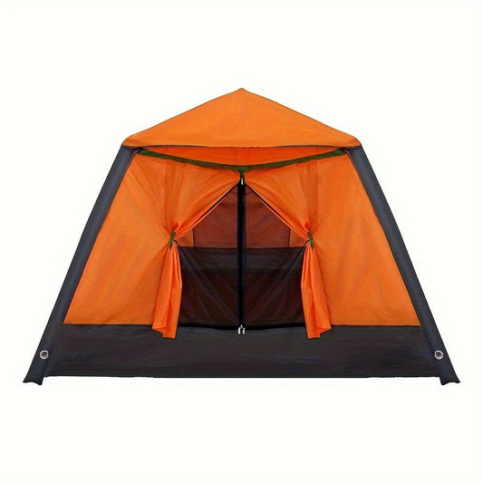 4-Person Inflatable Tent with Rainfly for Outdoors-0