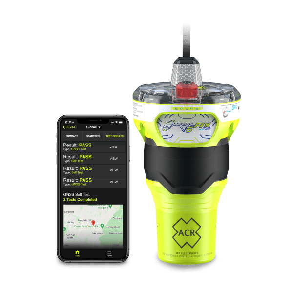 ACR GlobalFix V6 Cat 1 EPIRB — RLS, NFC & Auto Deployment | 4Boats