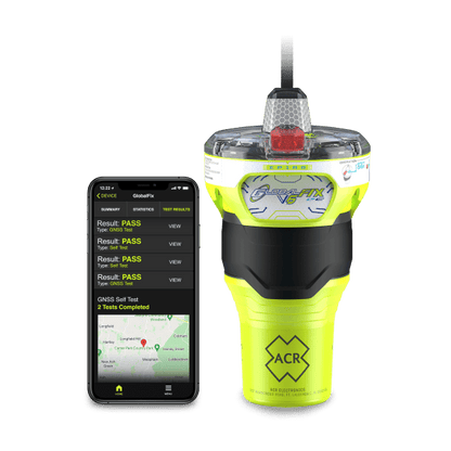 ACR GlobalFix V6 Cat 1 EPIRB — RLS, NFC & Auto Deployment | 4Boats
