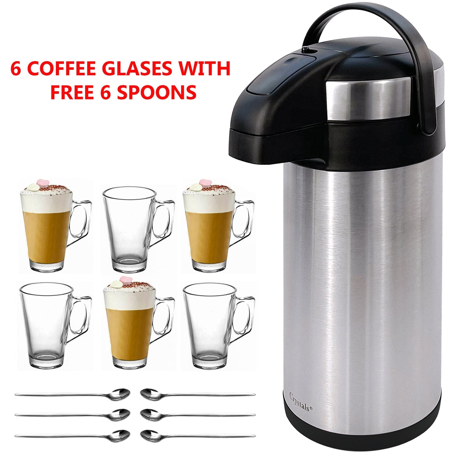 5L Stainless Steel Tea Coffee Flask