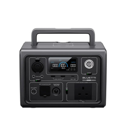 【UK PLUG】BLUETTI EB3A Portable Power Station 268Wh LiFePO4 Battery 600W AC Outlets Solar Generator for Outdoor Camping